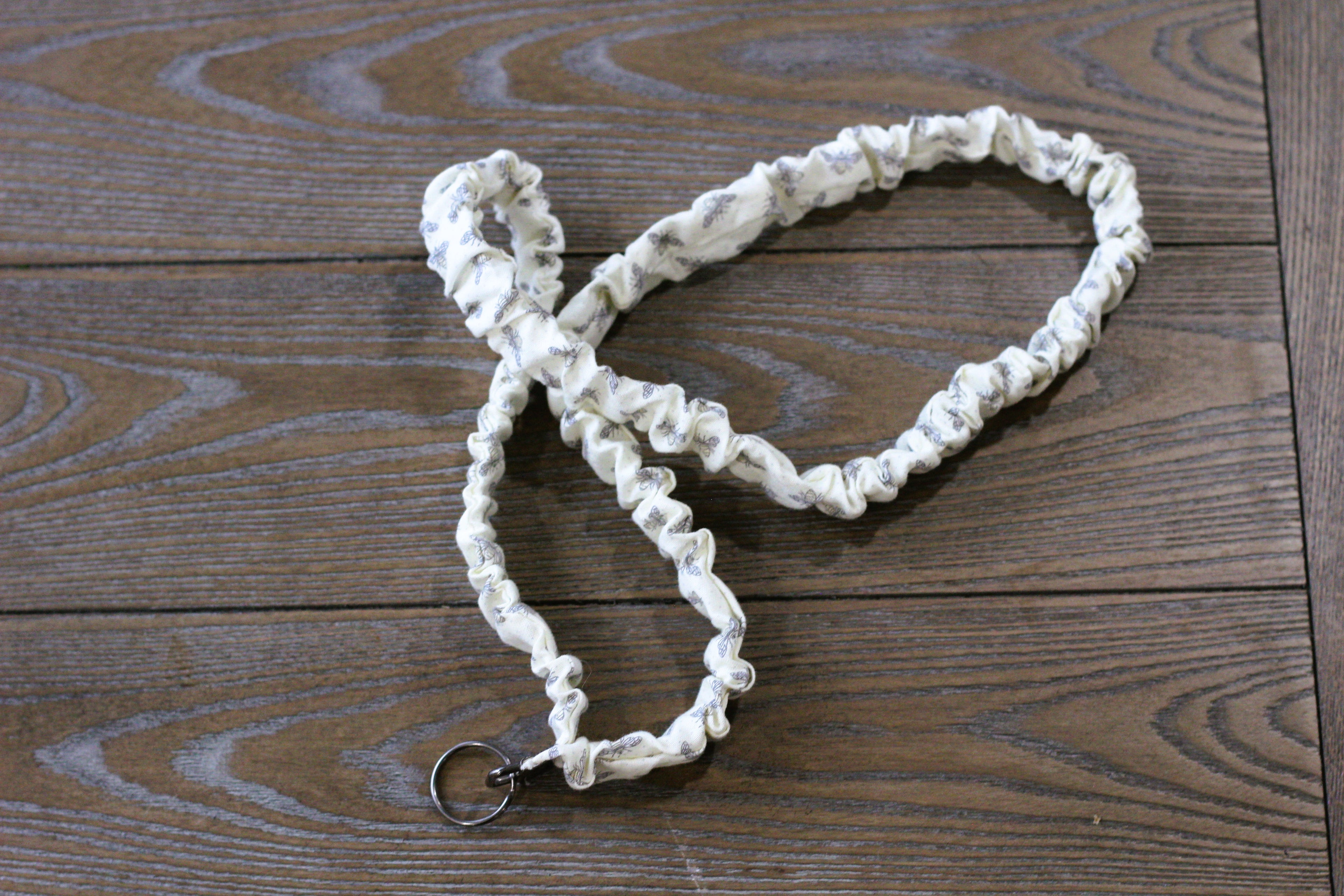 Bee Scrunchie Lanyard