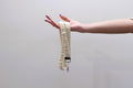 Cream Scrunchie Lanyard